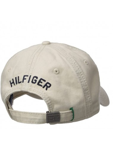 Tommy Hilfiger Men's Ardin Dad Hat- Stone